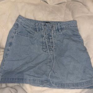 Denim skirt